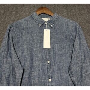Outerknown Northwest essential button shirt mens medium hemp organic cotton